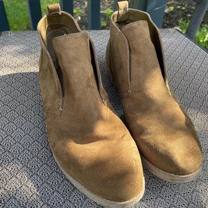 Dark Green Fall Booties